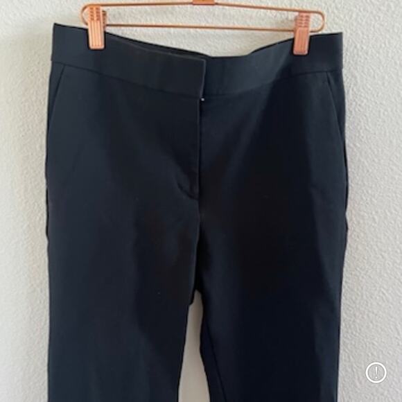 Ann Taylor Black Career Work Pants Hemmed 6 - Picture 2 of 9